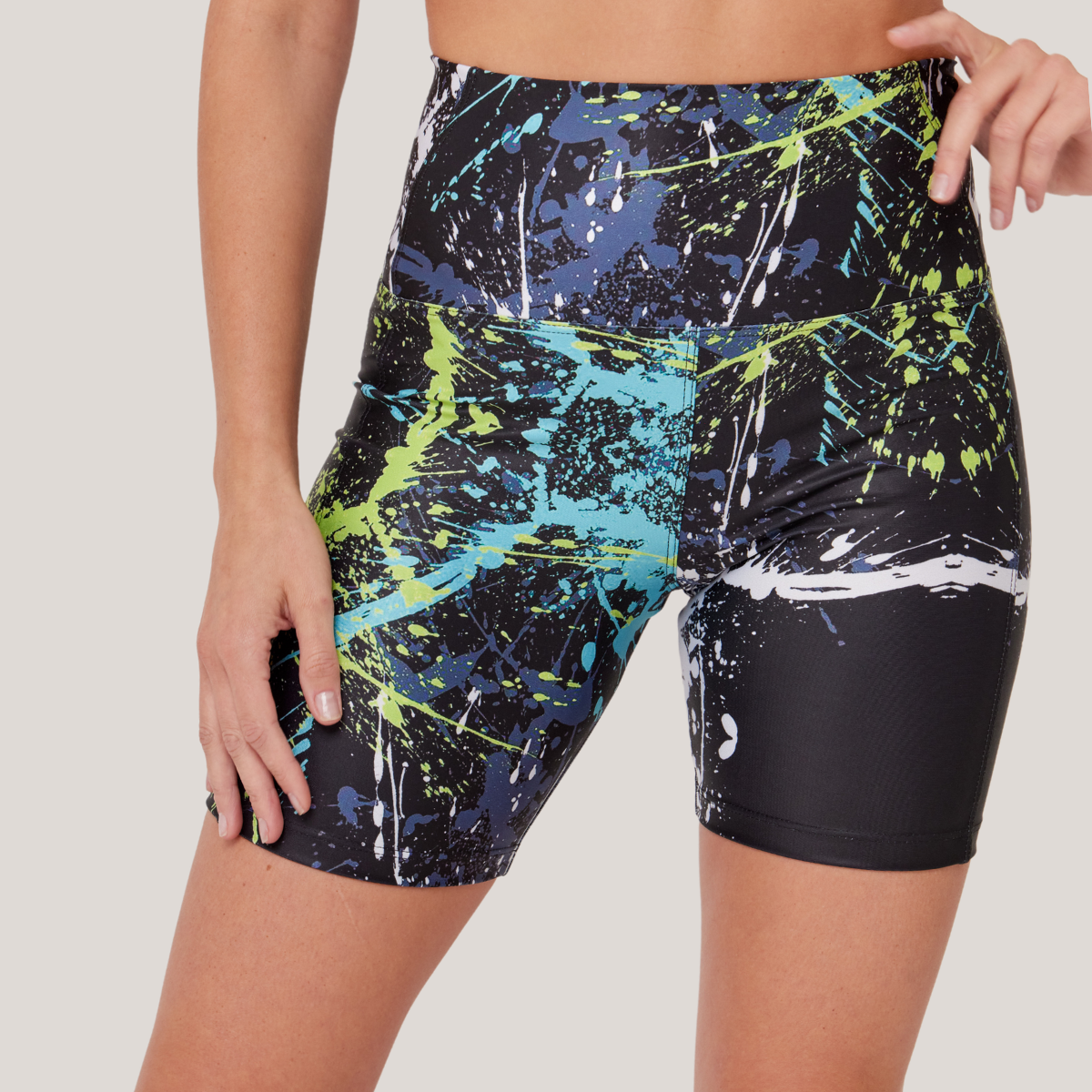 SHORT BIKER PRINT