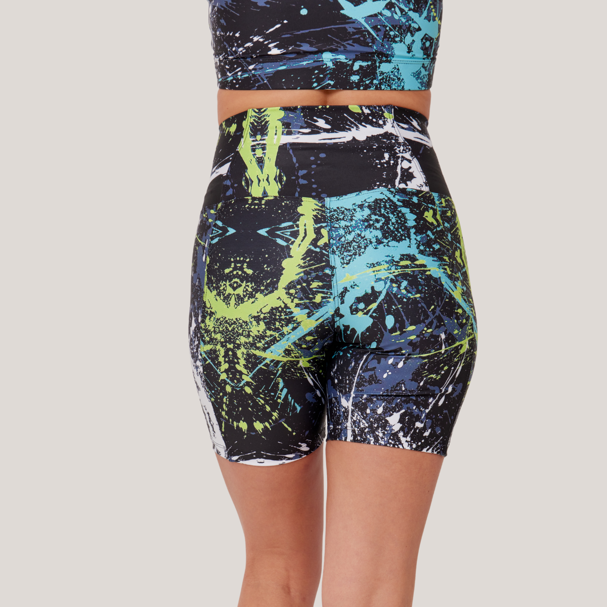 SHORT BIKER PRINT